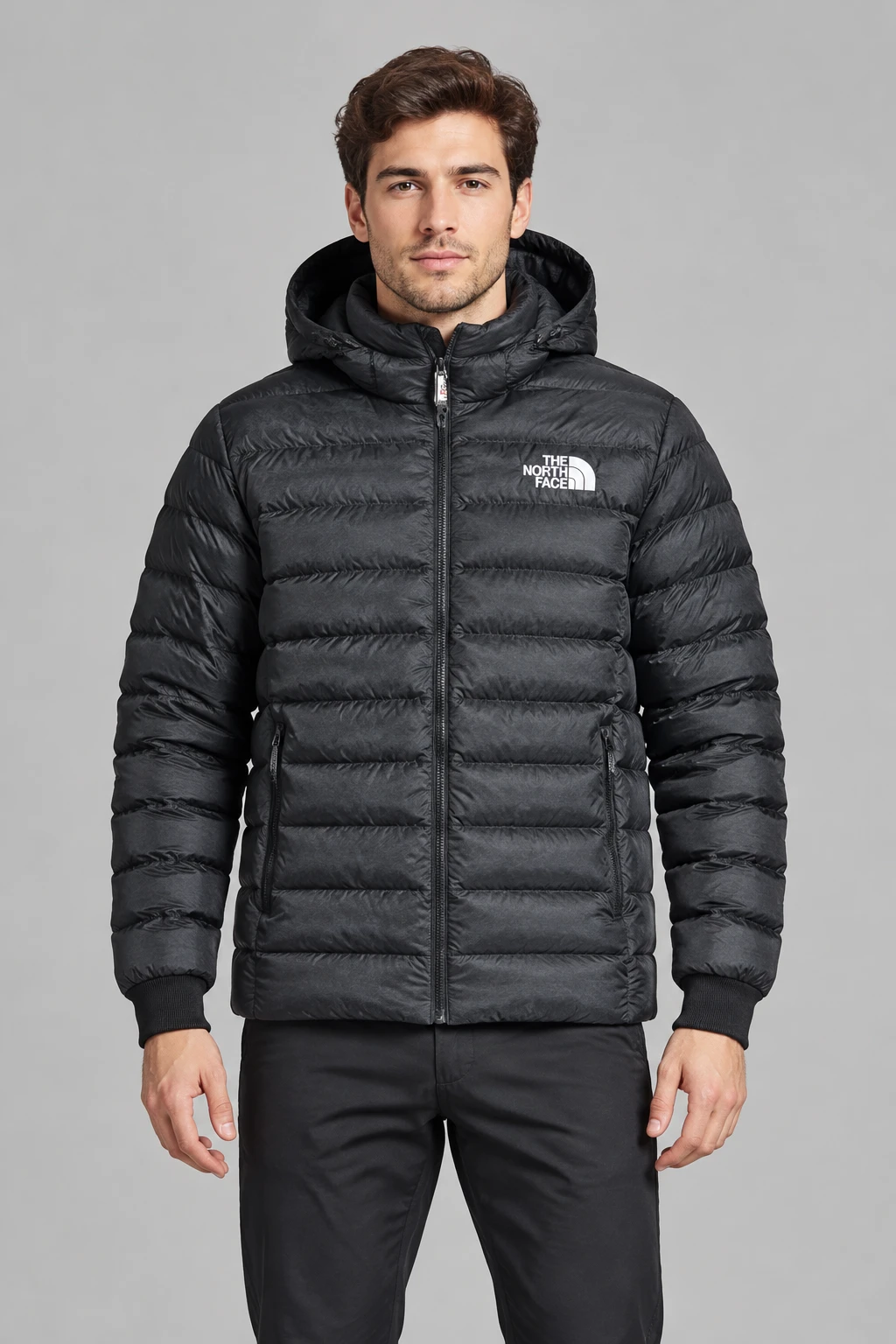 کاپشن پفی مردانه نورت فیس (The North Face) مموری داخل خز